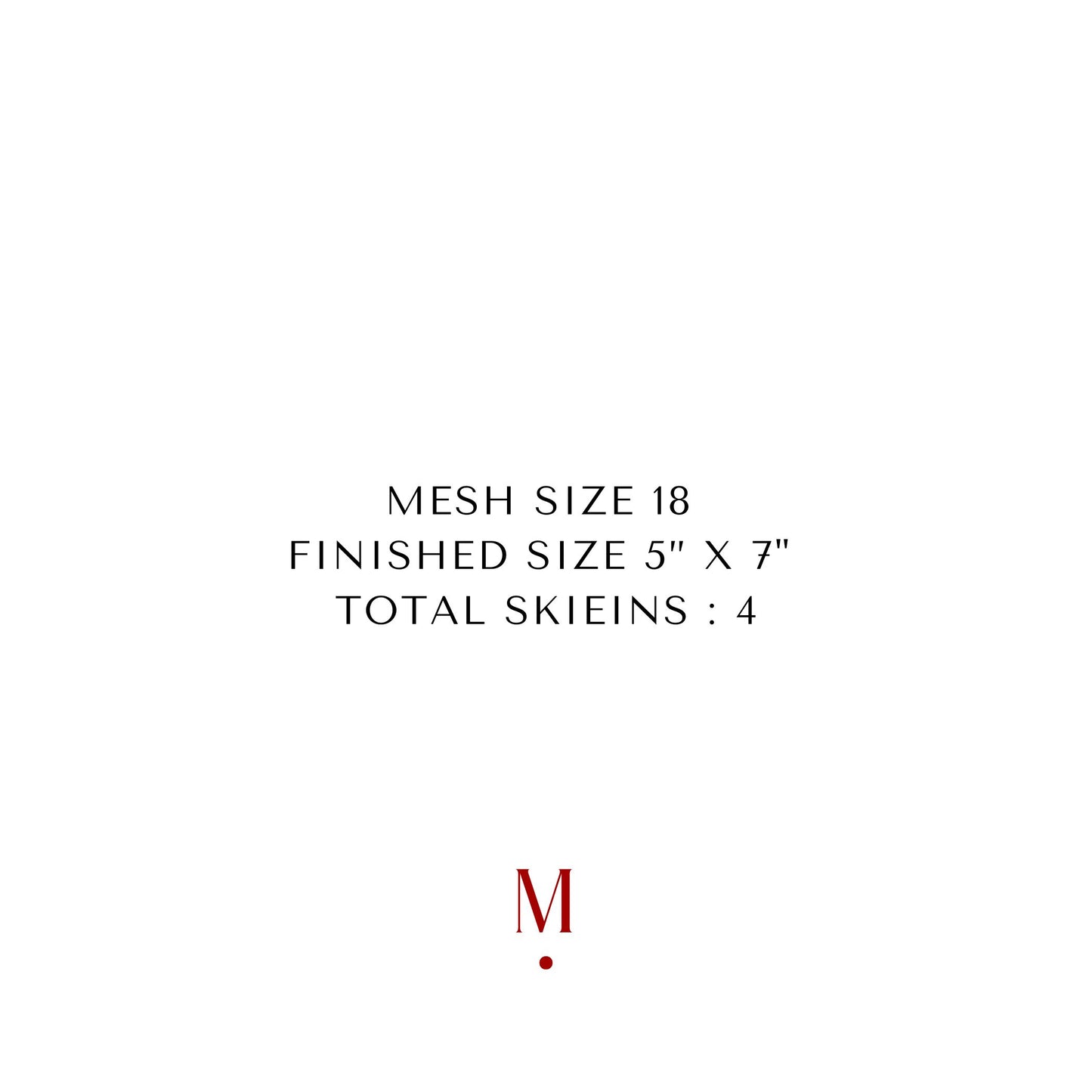 N. Queen Needlepoint Canvas