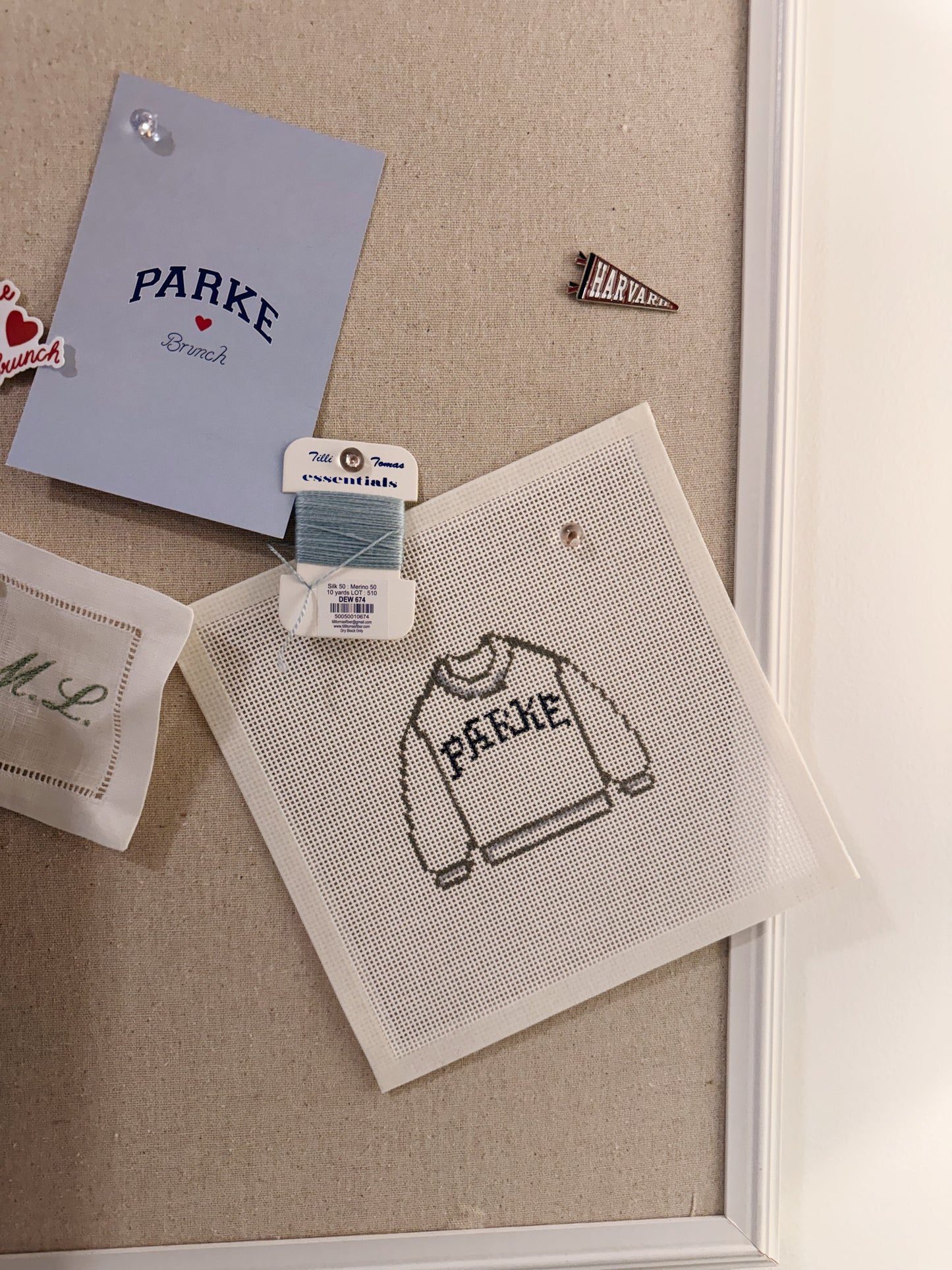 N. Parke Mockneck Painted Canvas