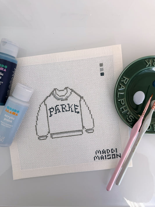 N. Parke Mockneck Painted Canvas