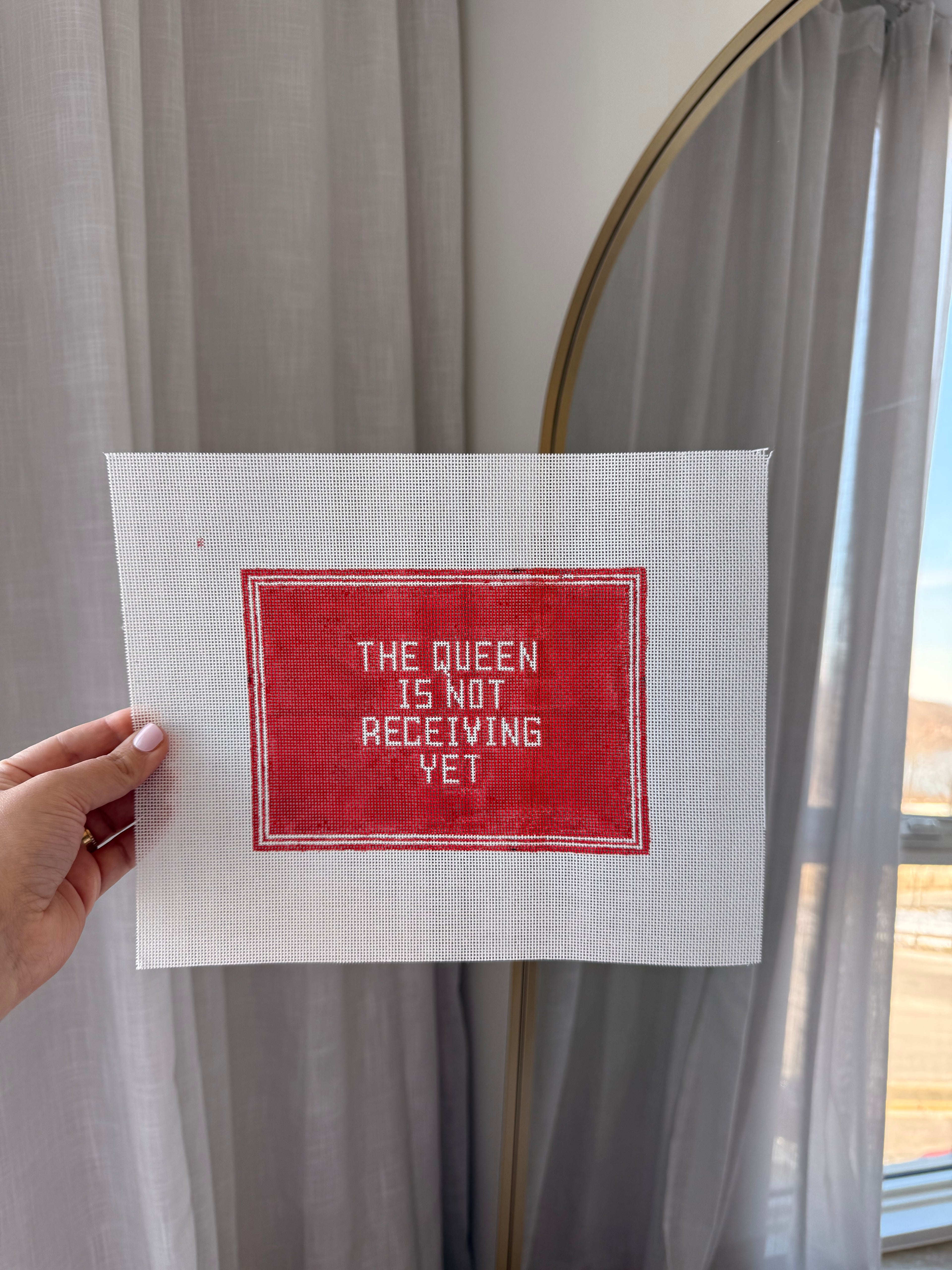 Queen Needlepoint Canvas