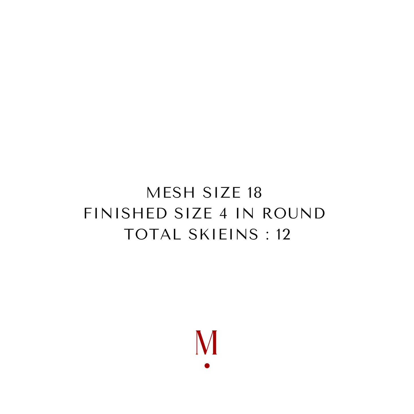 N. Boston 4IN Round Needlepoint Canvas