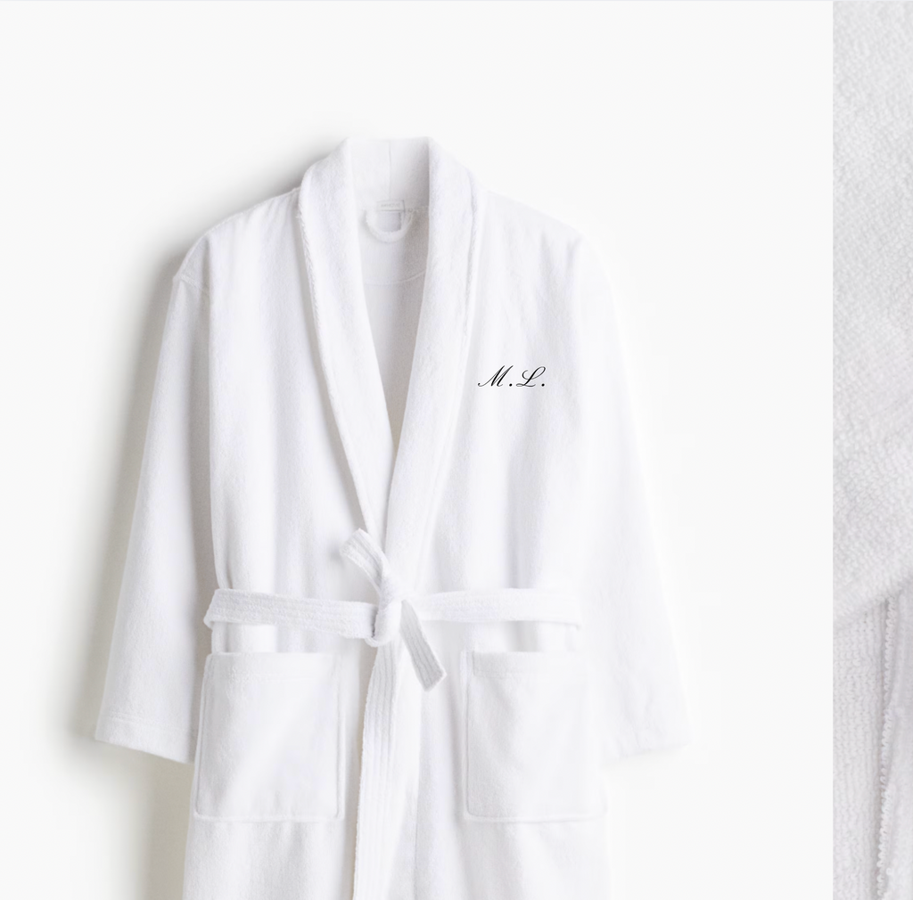 Initial Terry Robe