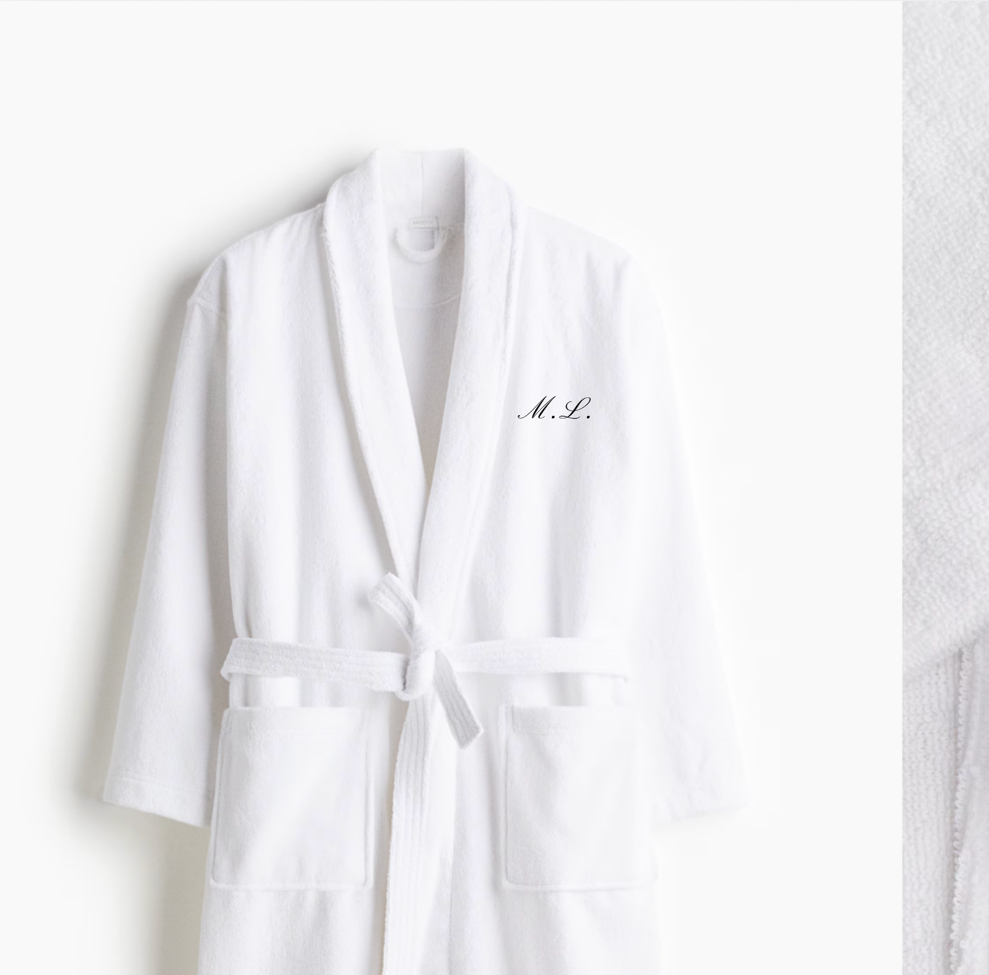 Initial Terry Robe